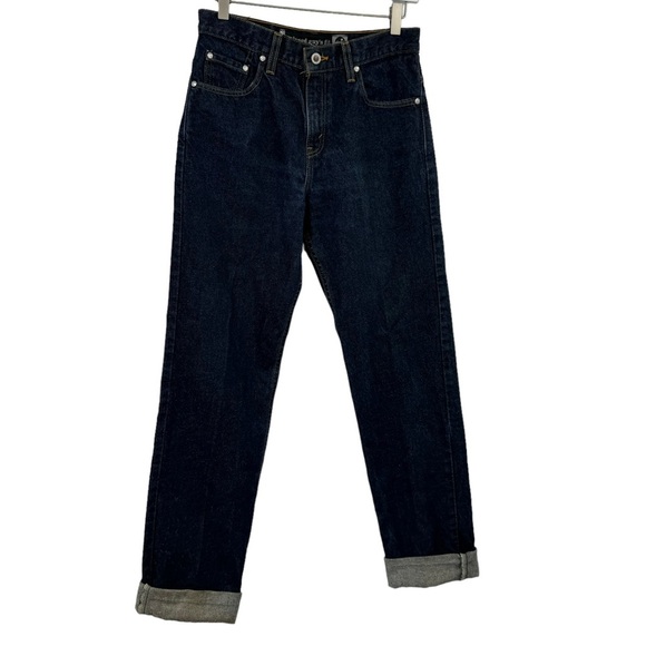 Levi’s Vintage 90s Silvertab Relaxed Guys Fit Dark Wash Jeans Size 7 - Picture 2 of 8